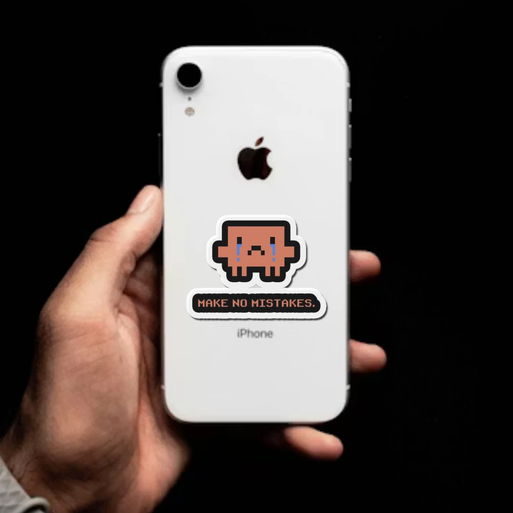 Claude Code Make No Mistakes Sticker