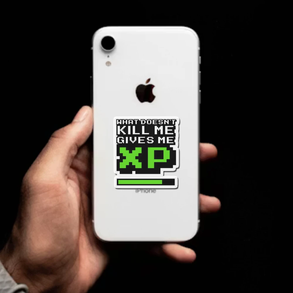 Gamer What Doesn Kill Gives Sticker