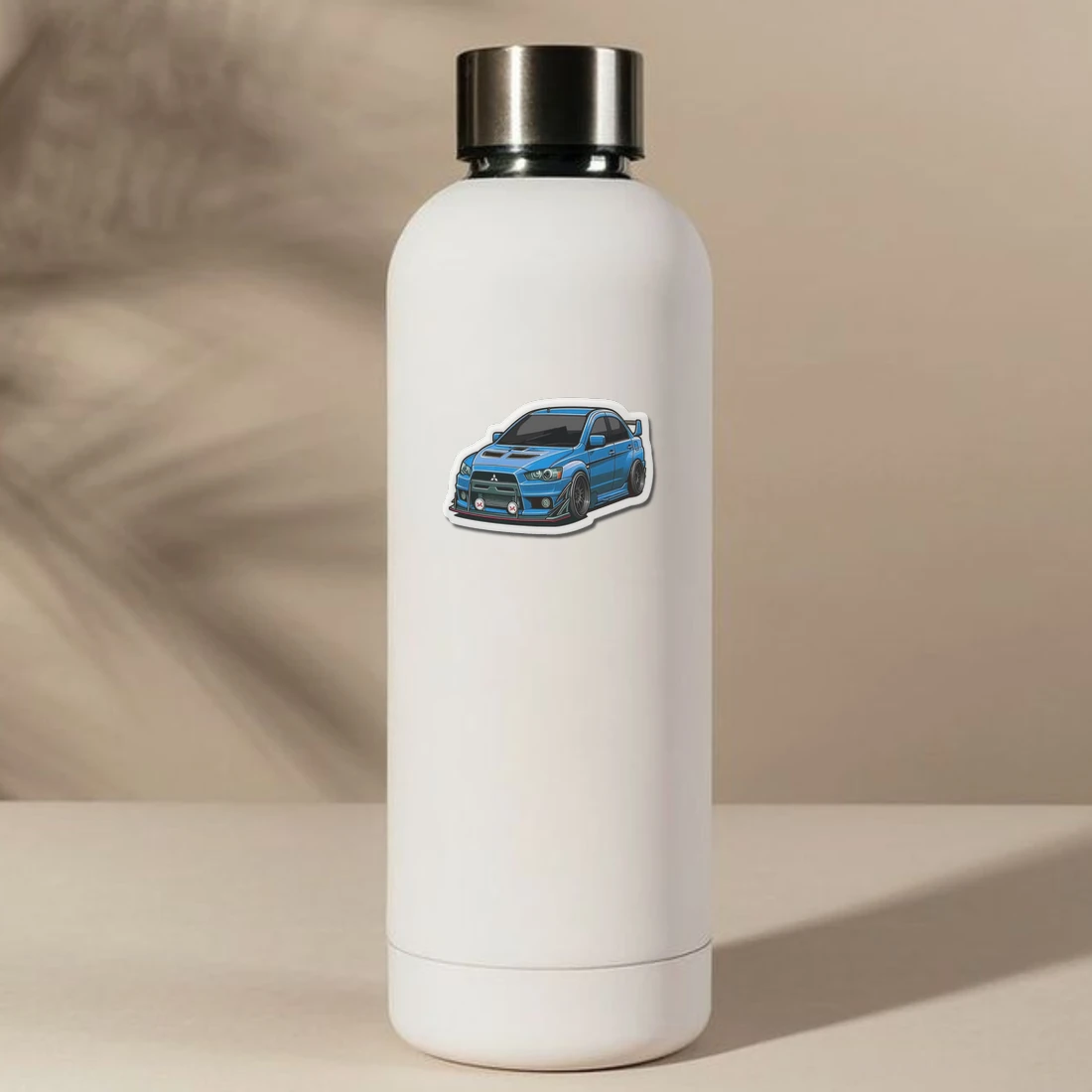 Racing Blue Mitsubishi Lancer Evolution Jdm Magnet Sticker