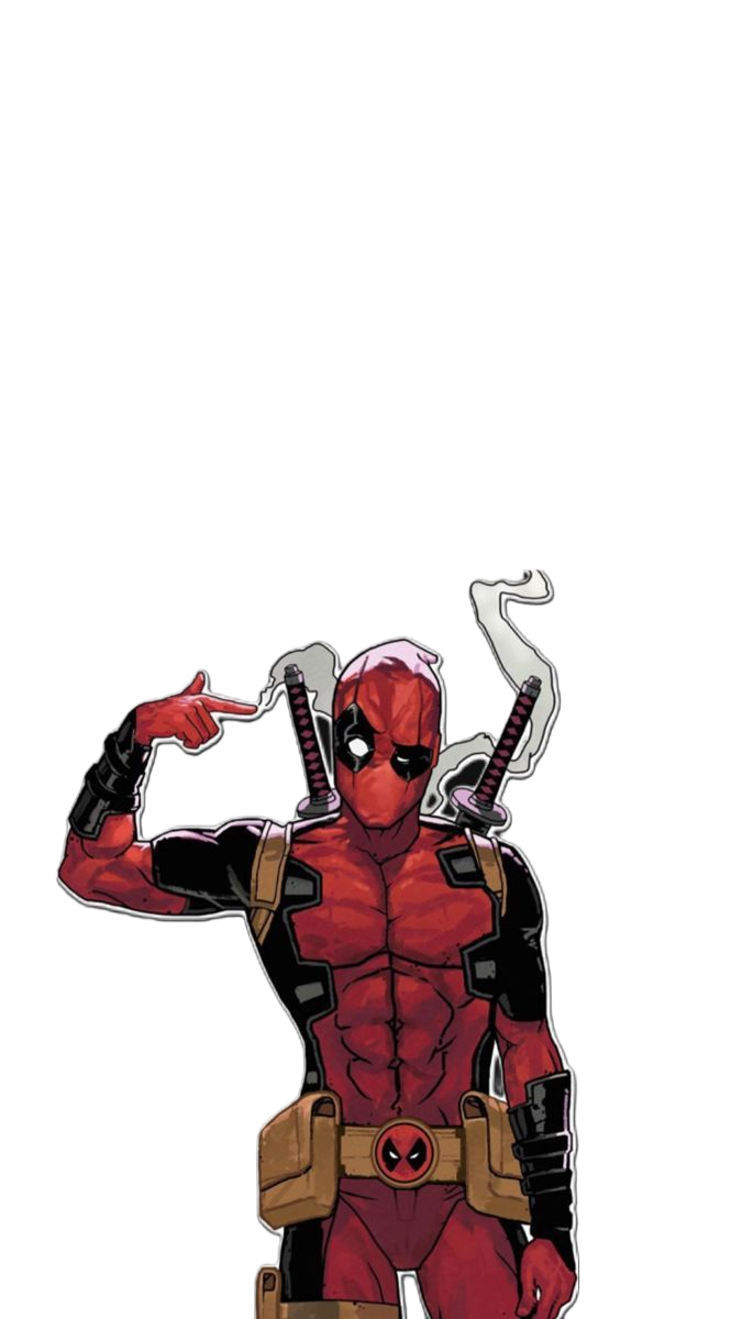 Deadpool Red Superhero