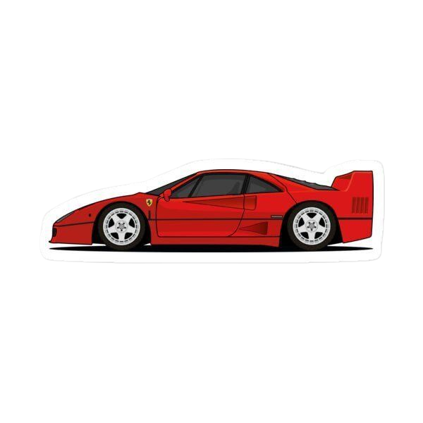 Audi R8 White Color Sticker