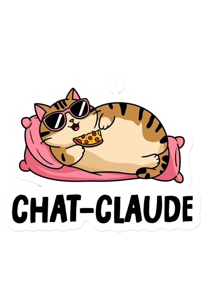 Commandez Stickers Chat Claude En Ligne Spreadshirt